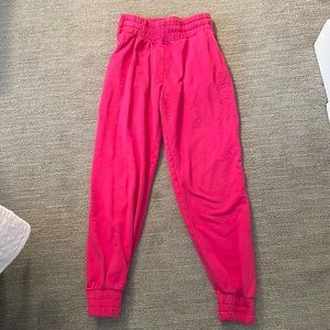 Hot pink … kids size large/ adult small … joggers
